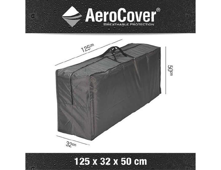 AeroCover Atmungsaktive Tragetasche für Auflagen 125x32x50 cm